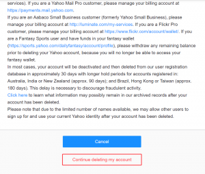 How To Delete Your Yahoo Account?